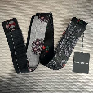Ter Et Banting jacquard wrap belt